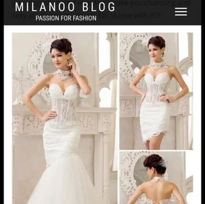 Wedding dress Mermaid/trumpet style wedding dress.